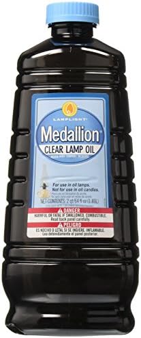 60003 Unscented Lamp Oil, 64-Ounce, Clear