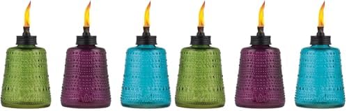 Tabletop Torches, 6 in (Blue, Green, Purple), 2 Packs