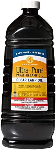 Ultra-Pure Lamp Oil 100 oz Clean Burning Indoor Lamp Fuel